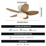 ventilateur led noir moderne télécommande certification rohs flux lumineux certifications ccc cem gs lvd