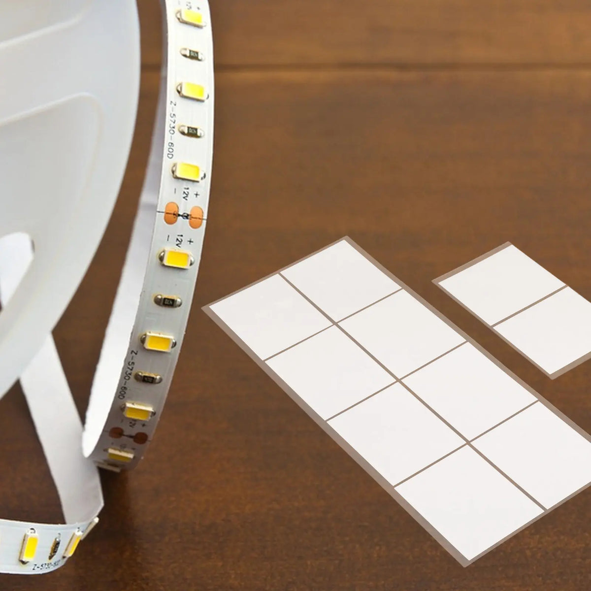 ruban led flexible adhésif blanc diffuseur lumière film opaque moderne led strip