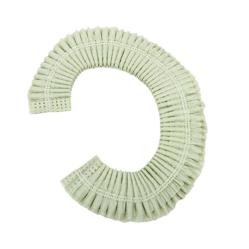 lit moderne couverture rayée verte rose blanche 50x80cm élastique 16 pièces