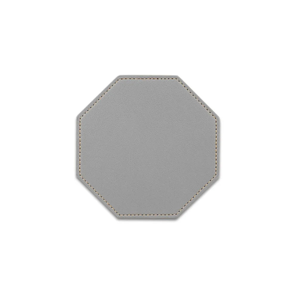 coasters simili cuir marron gris modernes antidérapants imperméables table marron clair marron foncé
