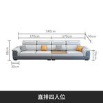 canapé d'angle moderne gris clair gris foncé beige noir tissu rayures géométrique coussins