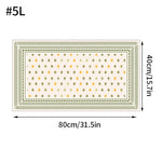 tapis bain anti dérapant absorbant moderne motif géométrique beige clair