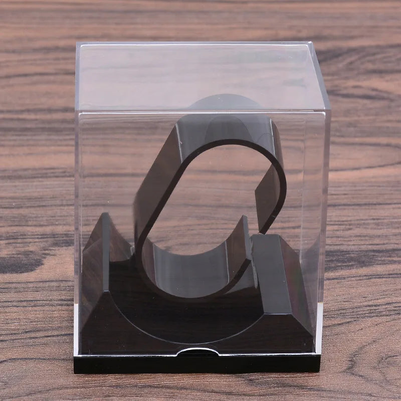 support rouleau papier toilette adhésif moderne transparent légèrement opaque sans motif