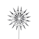 vent spinner moderne multicolore translucides tringle métal extérieur décoration jardin