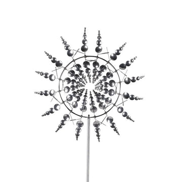 vent spinner moderne multicolore translucides tringle métal extérieur décoration jardin
