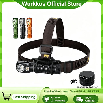 lampe torche vert noir led recharge usb clips magnétiques 20w 5000k moderne fonctionnelle