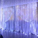 guirlande lumineuse étoiles blanc doré moderne télécommande festive noël décoration maison