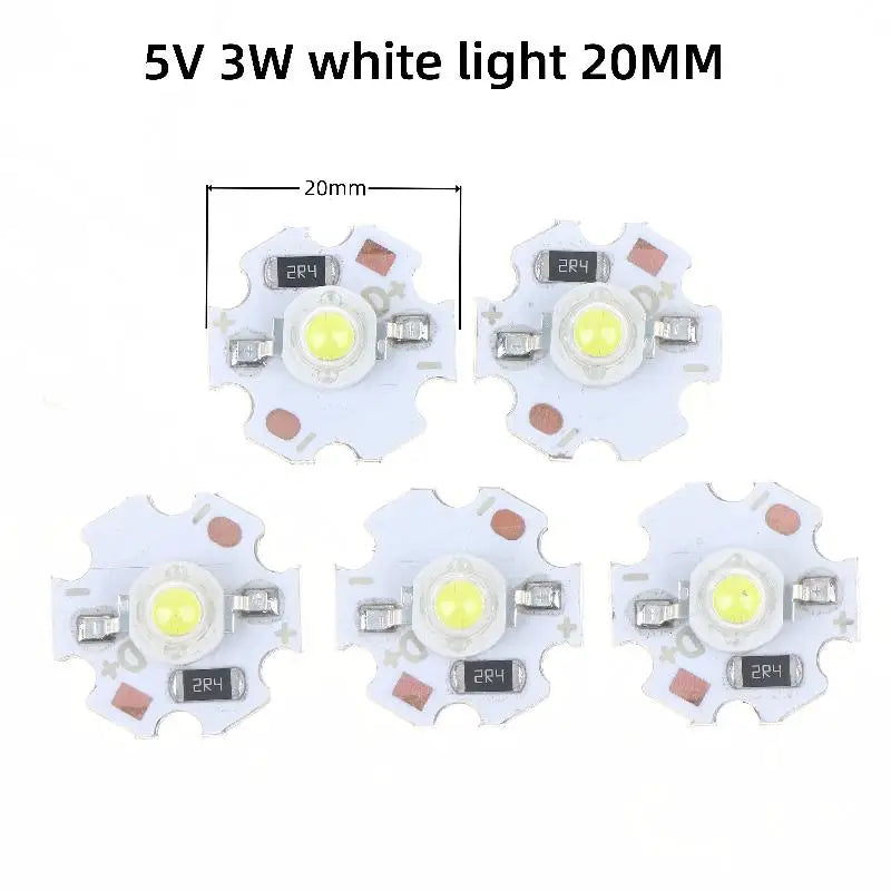 ampoules led 1w 3w 5v 12v blanc chaud circulaires modernes 16mm 20mm