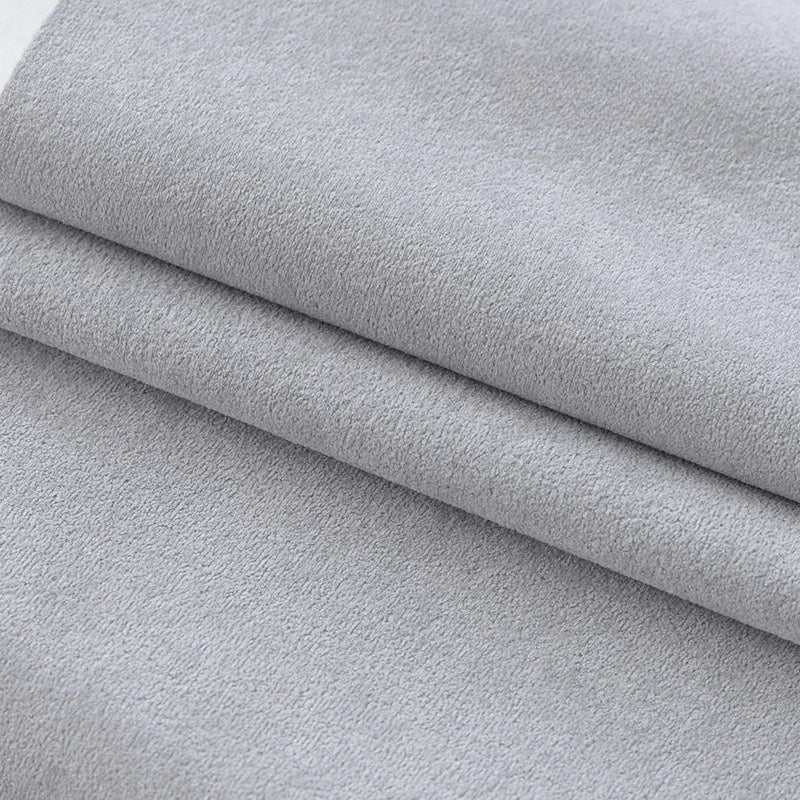 serviettes velours polyester imperméable moderne blanc beige vert gris bleu uni respectueux environnement