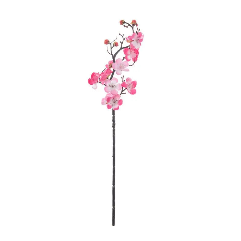 décoration extérieure branche artificielle soie fleurs blanc rose printemps nature minimaliste fête mariage
