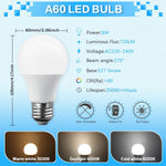 lot ampoules led boule e27 blanc moderne salon chambre maison intérieur décoratif