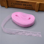 ruban dentelle 20mm large mariage jaune rose blanc rouge bleu noir classique haute qualité