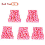 guirlande fleurs artificielles rose clair decoration murale exterieure maison romantique 180cm fête anniversaire