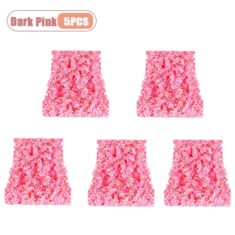 guirlande fleurs artificielles rose clair decoration murale exterieure maison romantique 180cm fête anniversaire