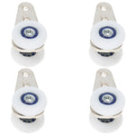 rideaux glissière roues blanc bleu moderne lisses courants curseurs porte fenêtre