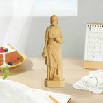 statue saint joseph résine peinte main décor religieux classique maison livres horloge tableau abstrait
