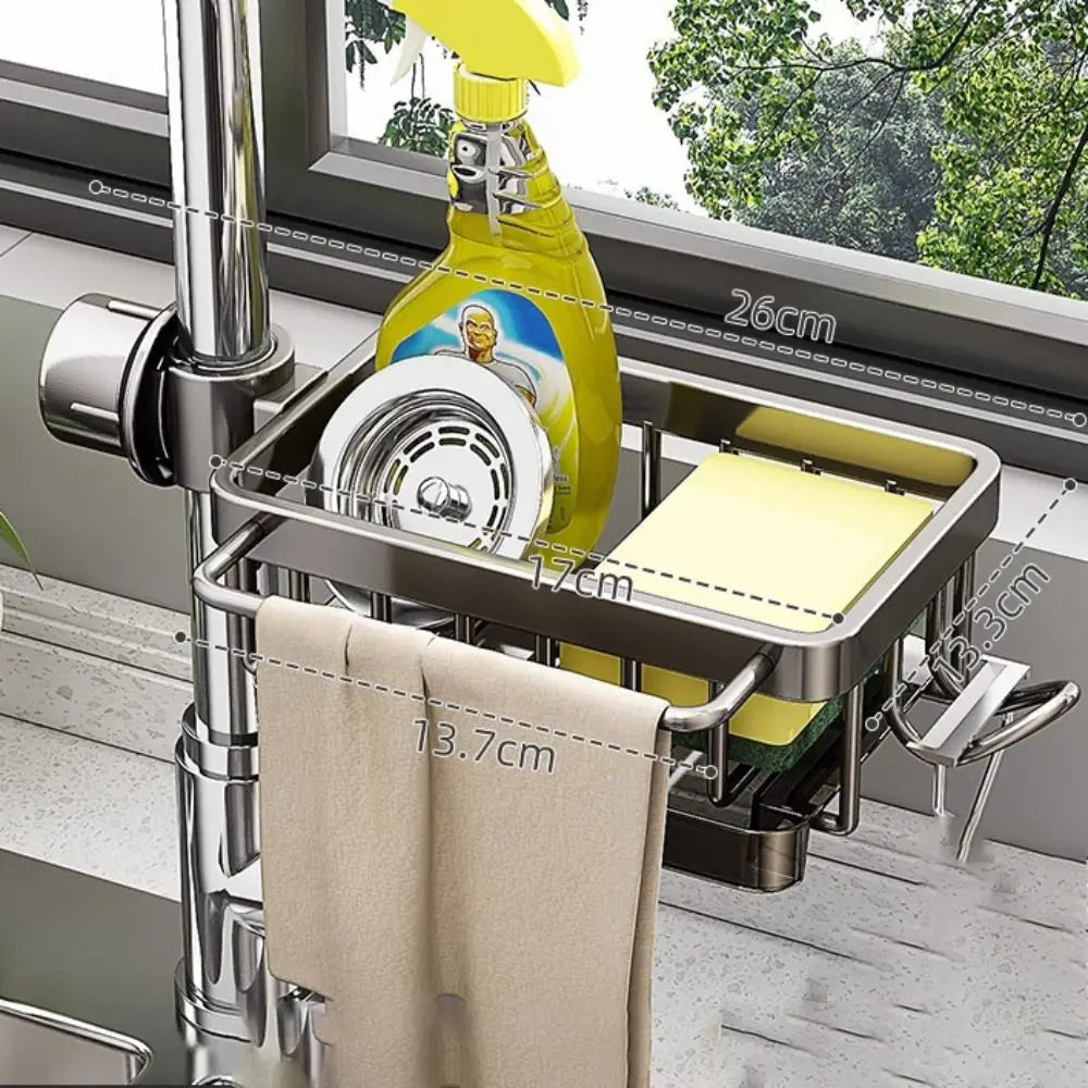 porte savon moderne porte accessoires cuisine noir finition lisse fixations brosse gant serviette