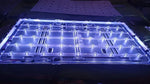 bande lumineuse led blanc moderne adhésif connecteurs électriques alimentation qr code ab