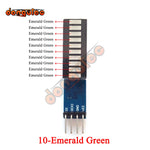 affichage led bleu circuit imprimé électronique sans fixation 10 segments batterie