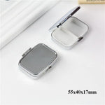 boîte rangement outils portable argenté blanc moderne compact empilable respectueux environnement deux sections compartments