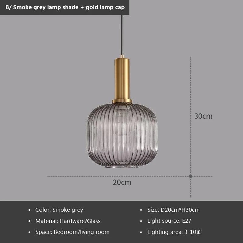 suspension lumineuse moderne vert gris doré rayures verticales opacité câble noir salon chambre étude