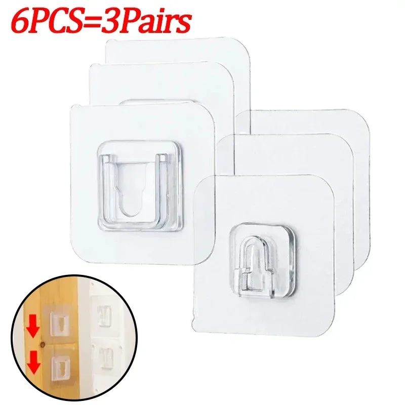 adhésifs blancs multi usages 10 pièces organiseur moderne prise électrique support cuisine blanc