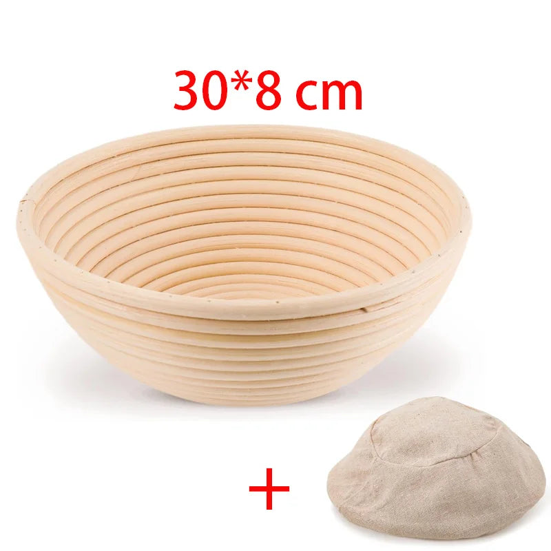 panier pain rattan naturel tissé traditionnel toile lin fermentation artisanal