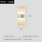 applique murale led moderne blanc noir minimaliste éclairage chambre entrée étude salle bain