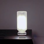 lampe led rechargeable transparente usb blanc rose vert bleu moderne minimaliste