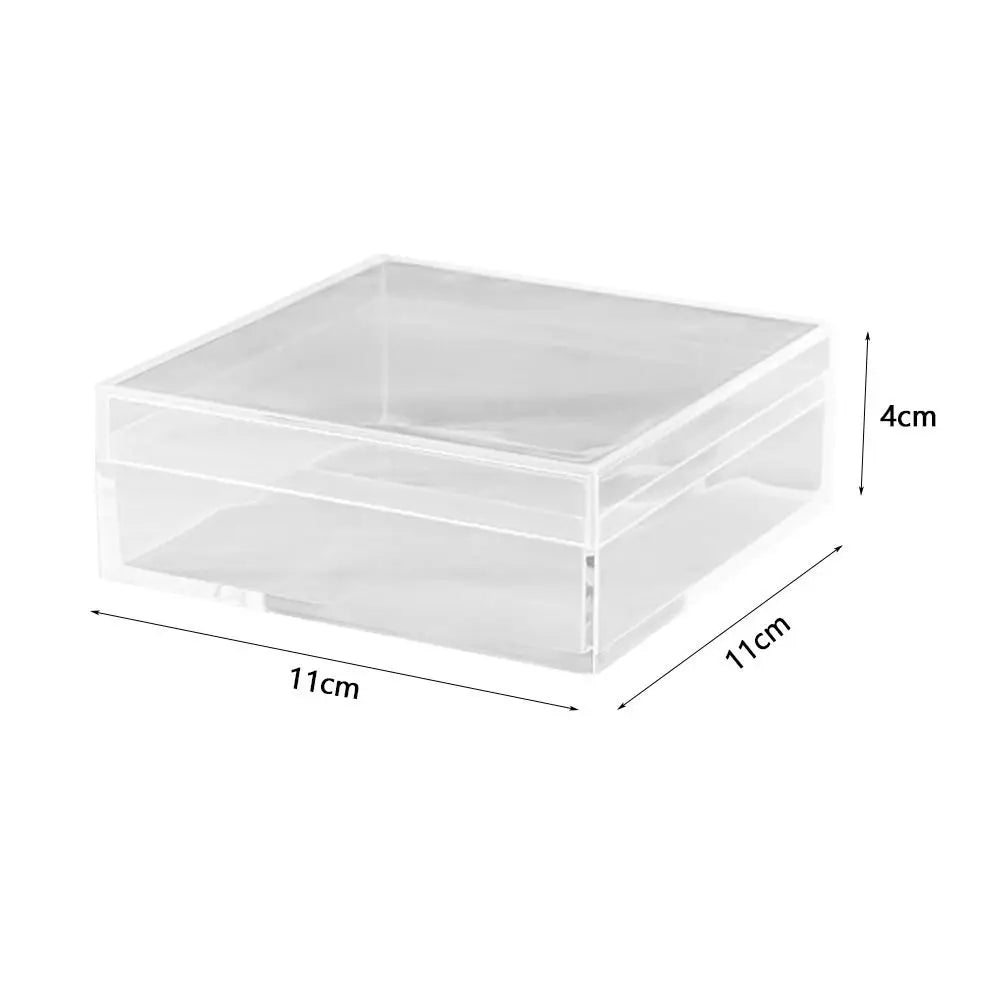 boîtes rangement transparentes modernes empilables haute transparence diverses tailles petite cuisine organisation ménage minimaliste
