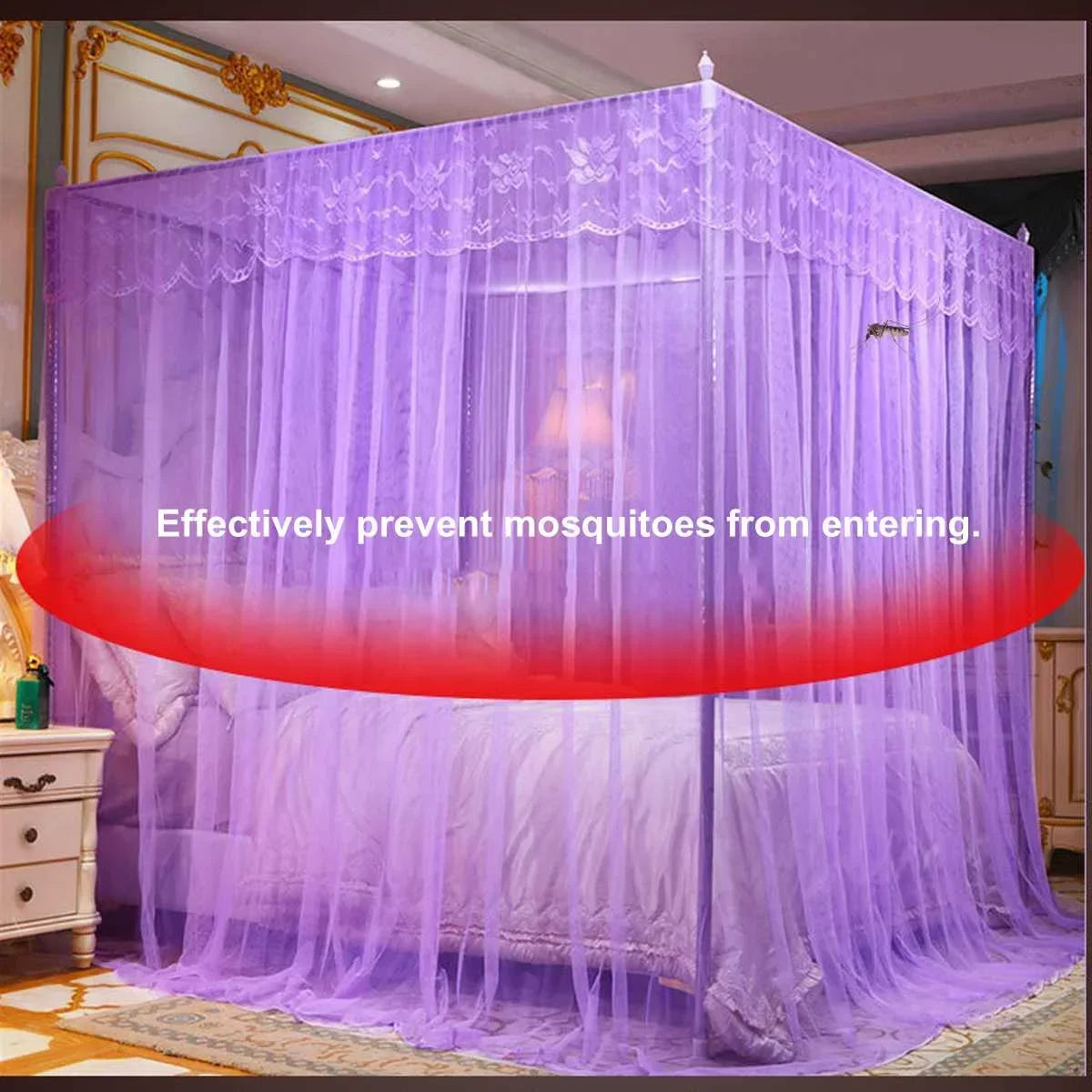 moustiquaire rideau lit anti moustique dentelle blanche transparente lit double voyage camping