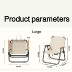 chaise pliable moderne portable beige tissu oxford camping pique nique plage pêche ultra légère