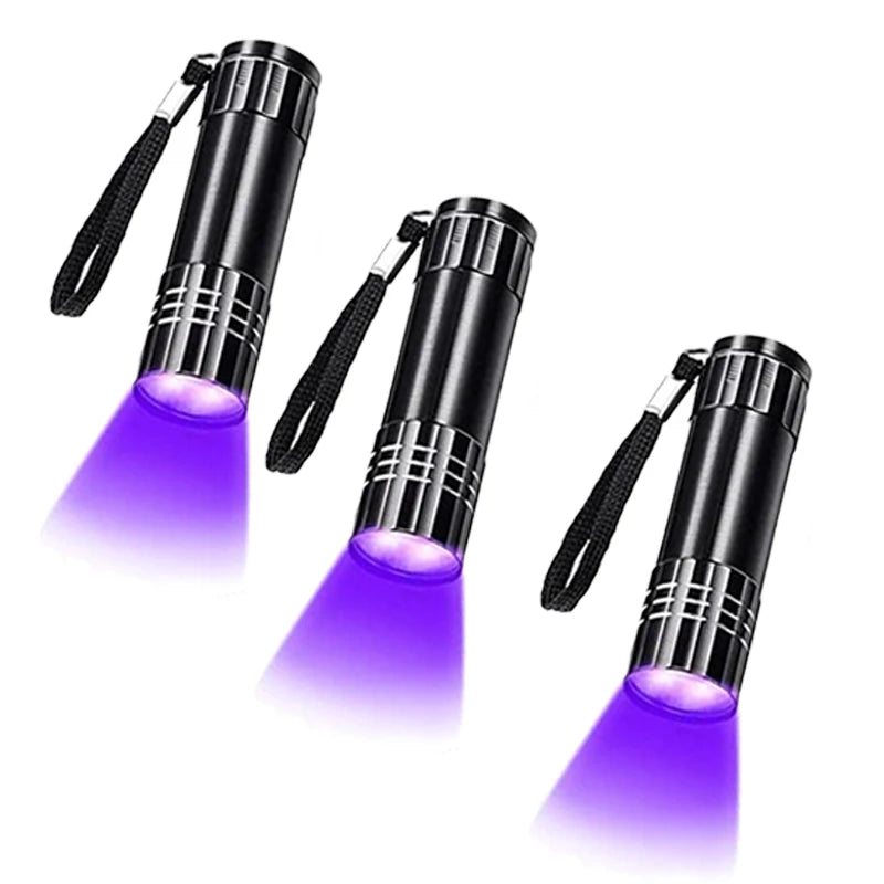 lampe torche uv led résistante autodéfense 10w moderne alliage aluminium