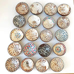 bol décoratif coquille coco artisanal mosaïque bois rangement bijoux clés maison
