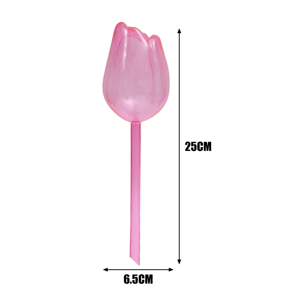 pique plantes tulipe plastique rose violet blanc translucide moderne adhésif kit arrosage