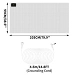 drap lit coton gris clair moderne tissu linéaire relaxation bien être opacité 152x203cm 90x230cm