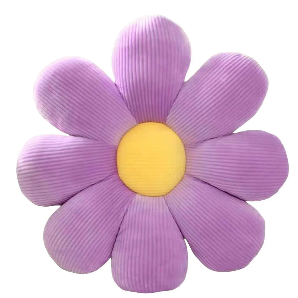 coussin moderne fleur rayures bleu clair jaune vert rose blanc oblong chambre décoration