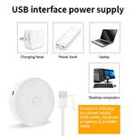 veilleuse led rechargeable sans fil lampe sol blanche moderne détecteur mouvement usb portable
