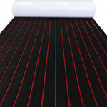 revêtement sol bateau mousse eva imitation teck antidérapant adhésif marron noir yacht
