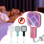 raquette anti moustiques rechargeable usb rose bleu noir blanc moderne pratique