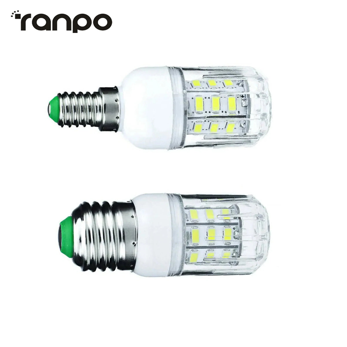 ampoules led épi maïs e27 e14 blanc vert 360 lumens moderne
