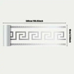 ruban decoratif autoadhésif moderne blanc or gris 500cm 10cm imperméable pvc