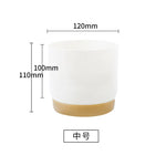 pots plantes blanches modernes grille drainage adhésif support minimaliste