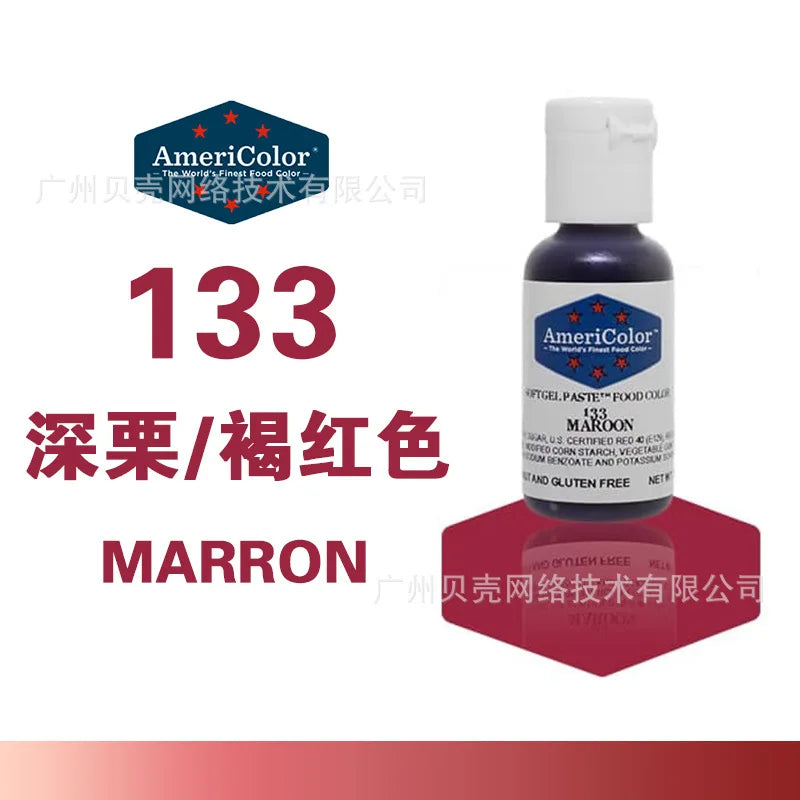 peinture liquide bleue blanc flacon capsules décoratives gâteau multicolore opacité artisanal