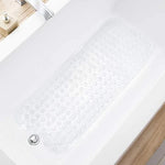 tapis bain moderne 39x16 pouces texture 200 bosses antidérapant transparent adhésif salle bain