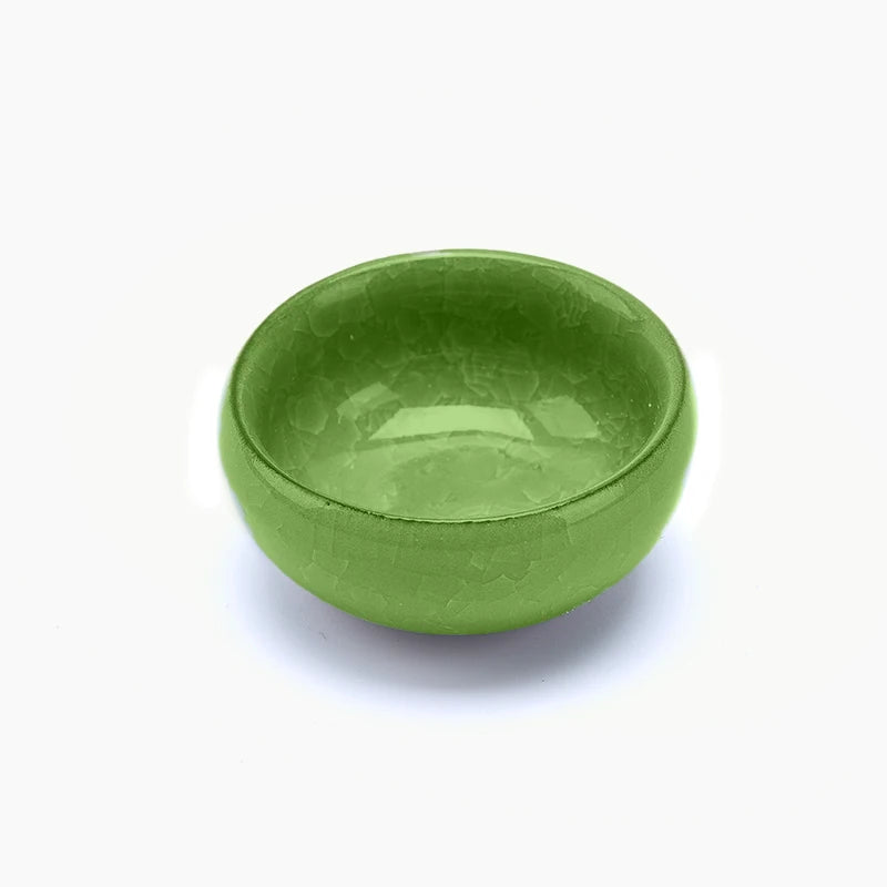 coupelle céramique moderne bleu vert marron gris rose craquelée aspect minimaliste