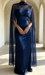 cape mariage transparente polyester élégante plage cérémonie cocktail soirée echangement