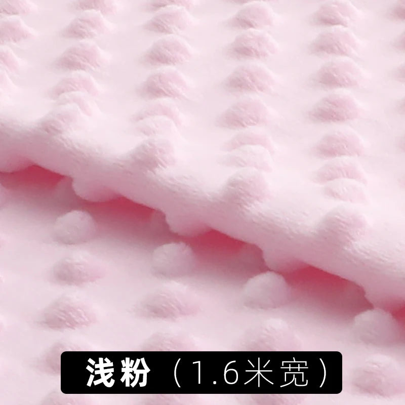 couverture bébé protection uv tissu velours couleur rose jaune moderne douce texture bosses respectueux