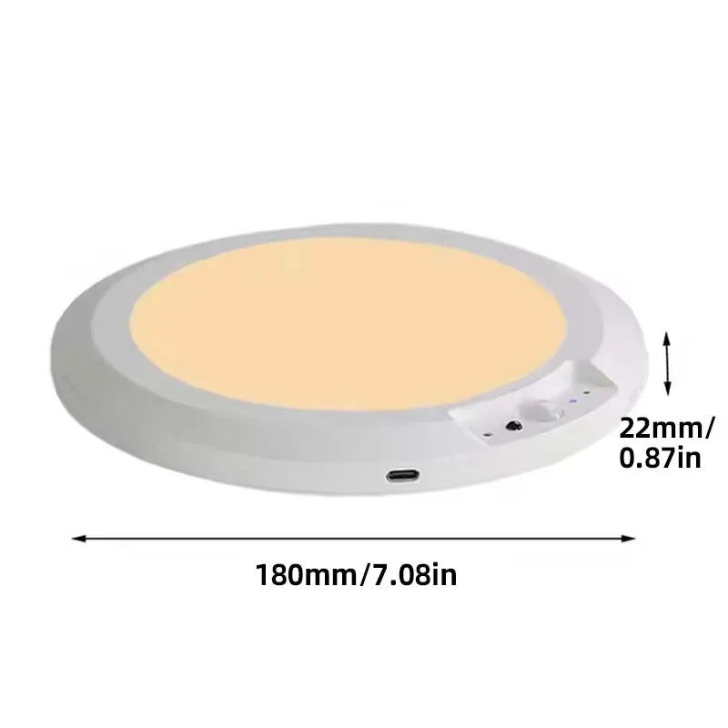 lampe led rechargeable détecteur mouvement couleurs ajustable télécommande moderne autonomie longue