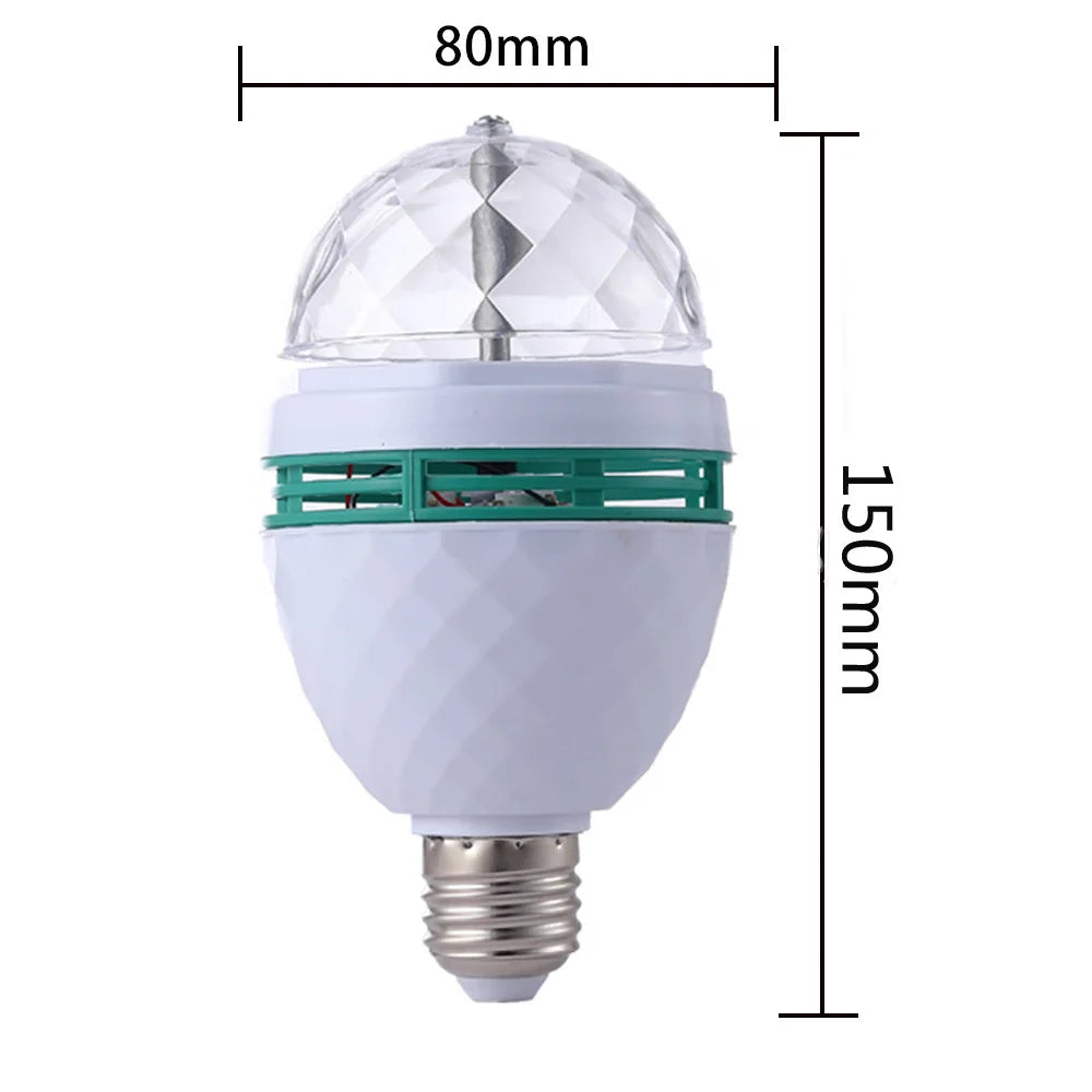 ampoule led multicolore effet scène diamant moderne interrupteur mural vis e27 disco ktv dj